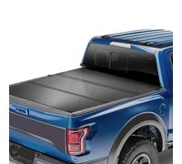VEVOR Couvre-Benne à Trois Volets, Compatible avec Ford F-150 Lightning 2015-2024, Flanc Plat 1661 mm, Couvre-Tonneau Rigide pour Benne Intérieure 1704 x 1656 mm/1661 x 1656 mm, 181,4 kg, Noir