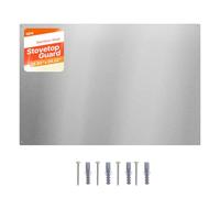 VEVOR Crédence de Cuisine en Acier Inoxydable 91x61 cm, Plaque Anti Projection Murale, pour Cuisinière et Table de Cuisson, Fond de Hotte Métallique avec Trous Pré-percés, Résistant à la Chaleur