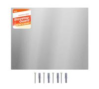 VEVOR Crédence de Cuisine en Acier Inoxydable, Plaque Anti Projection Murale 76x61 cm, pour Cuisinière et Table de Cuisson, Fond de Hotte Métallique avec Trous Pré-percés, Résistant à la Chaleur