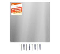 VEVOR Crédence de Cuisine en Acier Inoxydable, Plaque Anti Projection Murale Carrée 76x76 cm, pour Cuisinière Table de Cuisson, Fond de Hotte Métallique avec Trous Pré-percés, Résistant à la Chaleur