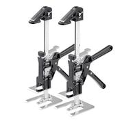 Cric à Bras 2PCs-VEVOR-Lève Meubles Portes Plaques-avec Capacité 150 kg-Outil de Levage Manuel en Métal-Hauteur Réglable jusqu'à