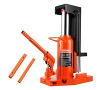 VEVOR Cric à Patte 10 T à la Patte, Cric Hydraulique pour Machines Capacité de Levage 20 T en Haut, Hauteur de la Patte 30-190 mm, Hauteur du Dessus 320-480 mm, pour Levage des Machines, Industrie