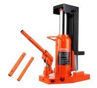 VEVOR Cric à Patte 5 T à la Patte, Cric Hyraulique pour Machines Capacité de Levage 10 T en Haut, Hauteur de la Patte 20-173 mm, Hauteur du Dessus 287-440 mm, pour Levage des Machines, Industrie
