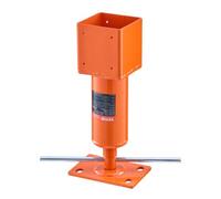 VEVOR Cric à Vis pour Poteau 101,6x101,6 mm, Support de Levage à Poutre Réglable, Plage Hauteur 33,53-47,5 cm, Capacité de Charge 11203,73 kg, Vérin Poteau pour Nivellement Temporaire Plancher Maison