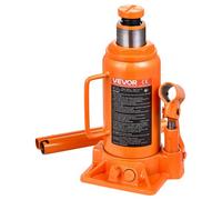 VEVOR Cric Bouteille Hydraulique avec Grande Capacité de 12 T, Cric de Levage pour Voiture Plage 20,5-40 cm, Construction Solide, pour Entretien Réparation Automobile SUV, Atelier Garage, Orange