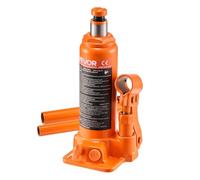 VEVOR Cric Bouteille Hydraulique Grande Capacité 4 T, Cric de Levage pour Voiture Plage de Levage 185-350 mm, pour Entretien Réparation Automobile et Équipement Agricole, Atelier Garage, Orange