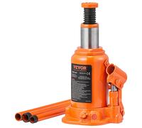 VEVOR Cric de 12 t Cric de bouteille Cric hydraulique Cric de poinçon pour voiture SUV 190-355 mm Cric compact Cric sous la voiture Vérin hydraulique portable Cric hydraulique Orange Cric de poinçon
