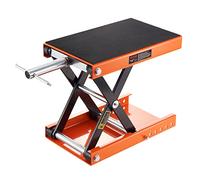 VEVOR Cric de Moto à Ciseaux 500 kg Hauteur de Levage 9,5-35 cm Pont Élévateur Plate-Forme Antidérapante 36,5x22 cm Table Élévatrice Moto avec Poignée 13 cm pour Entretien Quad ATV Atelier