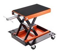 Cric de Moto à Ciseaux Pont Elévateur 500 kg Table Elévatrice Large Quad