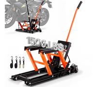 VEVOR Cric de Moto Pont Élévateur Hydraulique 700 kg Table Élévatrice pour Quad