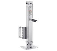 VEVOR Cric de Remorque à Boulon, Charge Statique 3628 kg, Course 724 mm, avec Poignée, Levage 195-1005 mm, pour Remorque de Camping-car, Remorque à Chevaux, Remorque Utilitaire, Remorque de Yacht