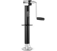 VEVOR Cric de Remorque Cadre A 2267 kg Course Verticale 381 mm avec Pied Réglable 7 Niveaux, Douille pour Perceuse, Compatible avec Perceuses sans Fil, Convient aux Remorques VR, Utilitaires, Yachts