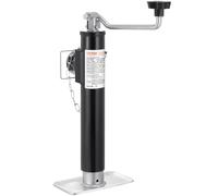 VEVOR Cric de remorque, capacité de charge dynamique de 907,2 kg, cric pivotant à souder sur tuyau, support de levage de 25,4 cm avec poignée pour remorque de camping-car