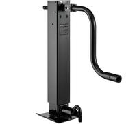 VEVOR Cric de Remorque Carré à Souder Capacité Charge 5443 kg Course 330 mm avec Manivelle, Pied Réglable, Cric de Remorque Manuel Levage jusqu’à 67,4 cm pour Remorques de VR, Utilitaires, de Yachts