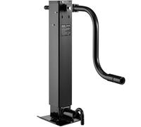 VEVOR Cric de remorque carré à souder 5443 kg Course 330 mm Manivelle Pied réglable 67,4 cm