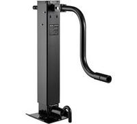 VEVOR Cric de remorque carré à souder 5443 kg Course 330 mm Manivelle Pied réglable 67,4 cm