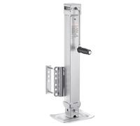 VEVOR Cric de remorque pivotant robuste, capacité de charge statique de 3,628,7 kg, support de cric de levage de 72,4 cm avec poignée pour camping-car, cheval, utilitaire et remorques de yacht