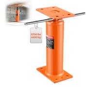 VEVOR Cric de Sol de Maison, Hauteur 30,48-40,64 cm, Cric de Plancher Sous-sol Réglable pour Nivellement, Capacité de Charge 4399,85 kg, Poteau Support Télescopique en Acier pour Support Temporaire