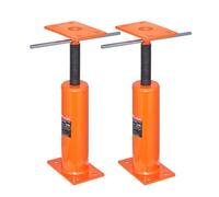 VEVOR Cric de Sol de Maison, Hauteur 30,48-40,64 cm, Cric de Plancher sous-Sol Réglable pour Nivellement, 2PCS, Capacité Charge Chaque 4399,85 kg, Vérin Télescopique Galvanisé pour Support Temporaire