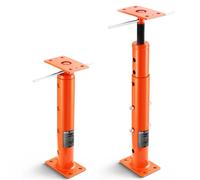 VEVOR Cric de Sol de Maison, Hauteur 48,26-91,44 cm, Cric de Plancher sous-Sol Réglable pour Nivellement, Capacité Charge 8164,66 kg, Poteau Support Levage Télescopique Acier pour Support Temporaire