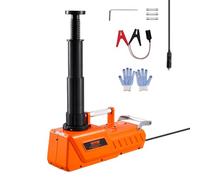 VEVOR Cric Électrique 15 T, Cric de Voiture Automatique Réglable, Cric de Levage avec Capacité de Charge Élevée, Outil Démonte-Pneu Portable avec Lumière LED, pour Dépannage Routière SUV Berline