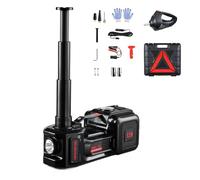 VEVOR Cric Électrique 5 T, Cric de Voiture Automatique avec Gonfleur Intégré, Cric de Levage avec Clé à Chocs Électrique et Lampe LED, Outil Démonte-Pneu Portable pour Dépannage Routière SUV Berline