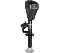 VEVOR Cric électrique de remorque, 2267 kg, béquille de remorque RV, course 255-860 mm, pour remorques, camping-cars et caravanes, noir