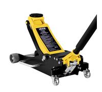 VEVOR Cric Hydraulique à Profil Bas Capacité 2,5 T, Cric Rouleur en Aluminium et Acier, Plage de Levage 9,5-47,5 cm, avec Pompe de Levage Rapide à Double Piston, pour Lever SUV, Entretien Auto