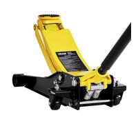 VEVOR Cric Hydraulique à Profil Bas Capacité 2 T, Cric Rouleur en Acier, Plage de Levage 7,5-50,5 cm, avec Pompe de Levage Rapide à Double Piston, pour Lever Voitures de Sport et Berlines, Entretien