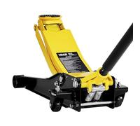 VEVOR Cric Hydraulique à Profil Bas Capacité 2 T, Cric Rouleur en Acier, Plage de Levage 7,5-50,5 cm, avec Pompe de Levage Rapide à Double Piston, pour Lever Voitures de Sport et Berlines, Entretien