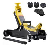 VEVOR Cric Hydraulique de Manœuvre 2,5 T, Cric Rouleur Plage de Levage 85-320 mm, pour Voitures SUV Berline Garage Atelier Domicile, avec Pompe à Levage Rapide à Piston Unique et Selle Surélevée