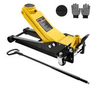 VEVOR Cric Hydraulique de Manœuvre 3 T, Cric Rouleur Plage de Levage 75-500 mm, pour Voitures Berlines SUV Garage Atelier Domicile, avec Pompe à Levage Rapide à Double Piston et Adaptateur pour VUS