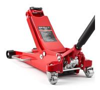 VEVOR Cric Hydraulique de Manœuvre Capacité 3 T, Cric Rouleur Plage de Levage 85-515 mm, pour Voitures VUS Camions Pick-ups Garage Atelier Domicile, avec Pompe à Levage Rapide à Double Piston