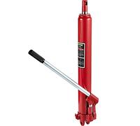 VEVOR Cric hydraulique Longue capacité de 3 tonnes/6600 lbs avec Pompe à Piston Unique et Base de tête de Fourche, cric de Travail Manuel avec poignée, pour grues de Garage/Magasin, élévateur Moteur,