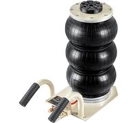 VEVOR Cric Pneumatique 3 T 140-450 mm Cric de Levage Pneumatique 0,8-1,0 MPa Cric Gonflable 3 Coussins d’Air Levage Rapide Facile Portable pour Réparation Entretien Voiture SUV Atelier Garage Blanc