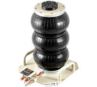 VEVOR Cric Pneumatique 3 T 140-450 mm Cric de Levage Pneumatique 0,8-1,0 MPa Cric Gonflable 3 Coussins d’Air Portable Levage Rapide en 5 Secondes pour Réparation Entretien Voiture SUV Atelier Garage