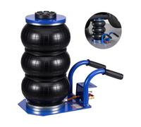 VEVOR Cric Pneumatique 3 T Plage 140-450 mm, Cric de Levage Pneumatique à Triple Coussin d'Air et Six Tubes en Acier, Levage Rapide, Poignées Courtes, pour Réparation Voiture SUV Atelier Garage