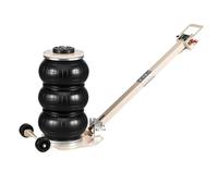 VEVOR Cric Pneumatique 3 T Plage 140-450 mm, Cric de Levage Pneumatique à Triple Coussin d'Air et Six Tubes en Acier, Levage Rapide, Poignée Longue Réglable, pour Réparation Voiture SUV Atelier Garage