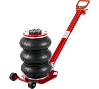 VEVOR Cric Pneumatique 3 tonnes Plage 140-450 mm Cric de Levage Pneumatique 0,8-1,0 MPa 3 Coussins d’Air Poignée Longue Ajustable Levage Rapide pour Réparation Entretien Voiture SUV Atelier Garage