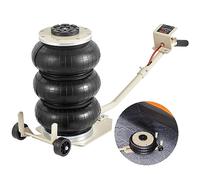 VEVOR Cric Pneumatique 3 tonnes Plage 140-450 mm Cric de Levage Pneumatique 0,8-1,0 MPa Cric Gonflable 3 Coussins d’Air Levage Rapide Facile pour Réparation Entretien Voiture SUV Pickup Atelier Garage