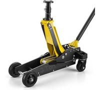 VEVOR Cric Hydraulique de Manœuvre Capacité 3 T, Cric Rouleur Plage de Levage 150-590 mm, pour Voitures SUV Berline Garage Atelier Domicile, avec Pompe à Levage Rapide à Double Piston et Rallonge