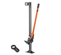 VEVOR Cric Tout-Terrain 4x4 Capacité de Charge 3,18 tonnes, Cric à Crémaillère 107,5 cm, Hi-Lift Haute Levée avec Plage de Levage de 13-93 cm, Outil pour Véhicules Tout-Terrain Tracteurs Ferme