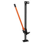 VEVOR Cric Tout-Terrain 4x4 Cric Agricole Charge 3,18 T Cric Hi-Lift Haut 122,5 cm Plage de Levage 10,5-103,5 cm Réglable à Cliquet avec Long Levier Treuil pour Véhicules Tout-Terrain Tracteurs Ferme