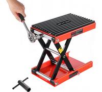VEVOR Cric de Moto à Ciseaux Capacité 544 kg Large Plateau avec Manivelle VTT