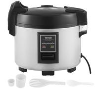 VEVOR Cuiseur à Riz 60 Tasses Grand Pot Antiadhésif 13L 24H Maintien au Chaud