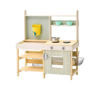 VEVOR Cuisine de boue en bois jouet extérieur pour tout-petits 890 mm avec évier