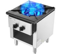 VEVOR Cuisinière à Gaz Commerciale avec 1 Brûleur Plaque de Cuisson de Comptoir