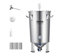 VEVOR - ensemble de bouilloire de brassage domestique en acier inoxydable, 30,3 L, seau de brassage de bière, fermenteur