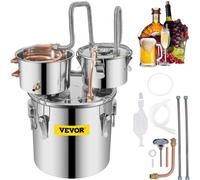 VEVOR Cuve de Fermentation, Machine Moonshine Acier Inoxydable avec Pompe de Circulation Stockage de Brassage Bouilloire Kit de Brassage à Domicile