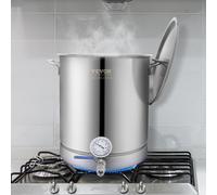 VEVOR Cuve Fermentation Bière Inox 60,6L Kit de Brassage avec Accessoires Maison